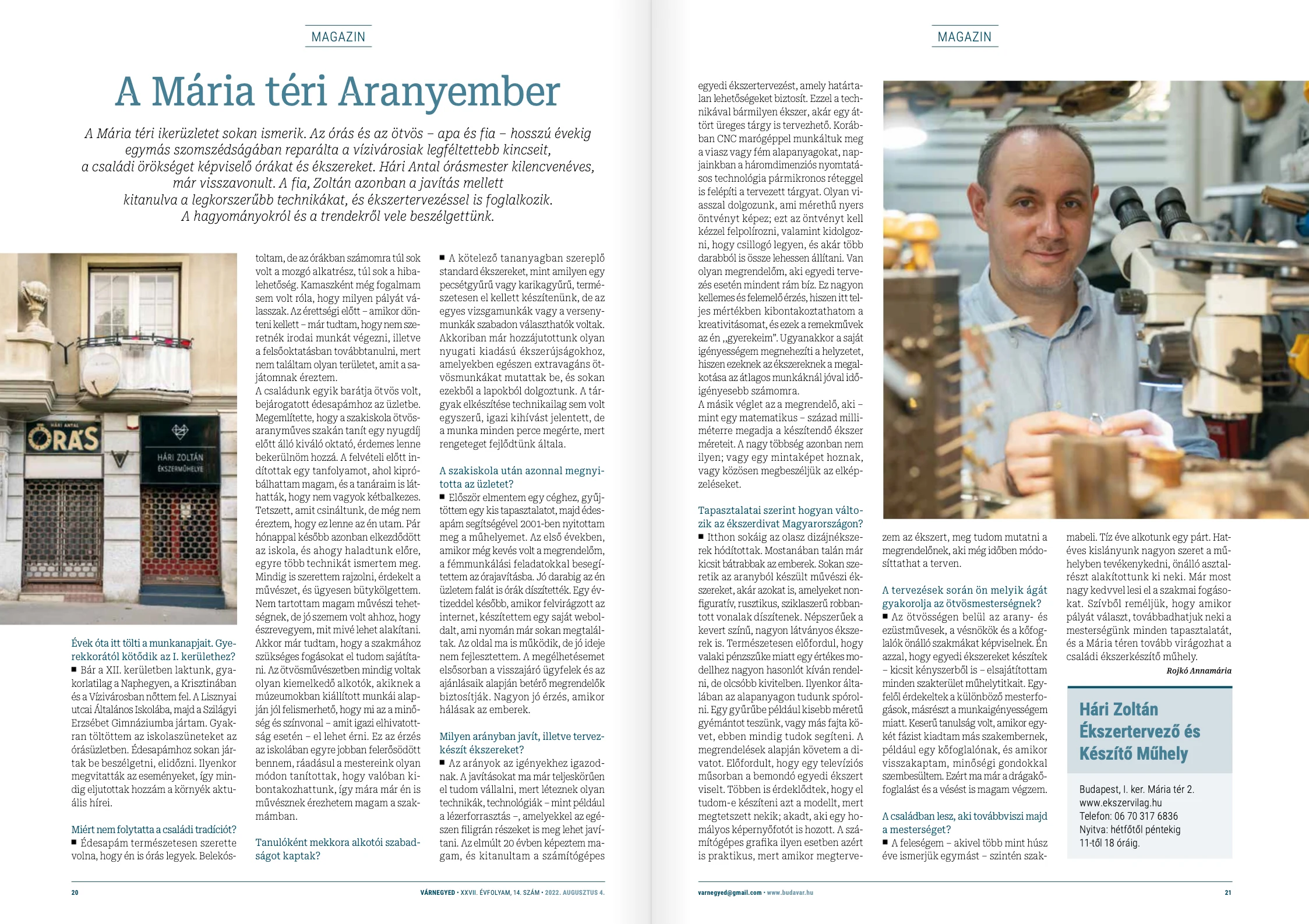 Történetünk – Magazin cikk